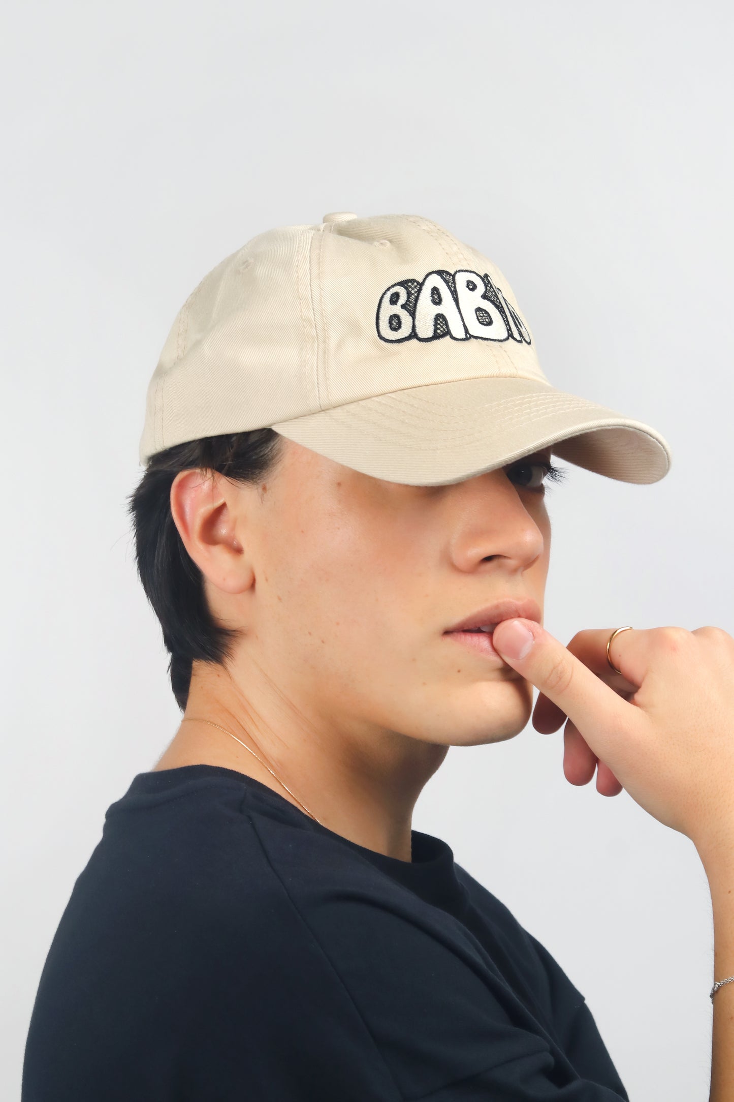 Beige Vintage Baseball Cap