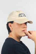 Beige Vintage Baseball Cap