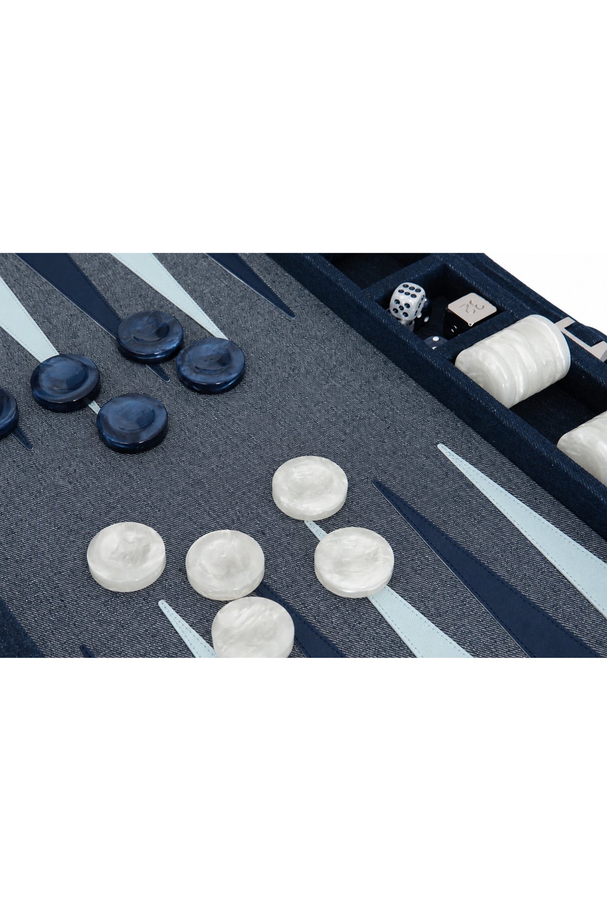 Backgammon Pro - Mezclilla Oscura