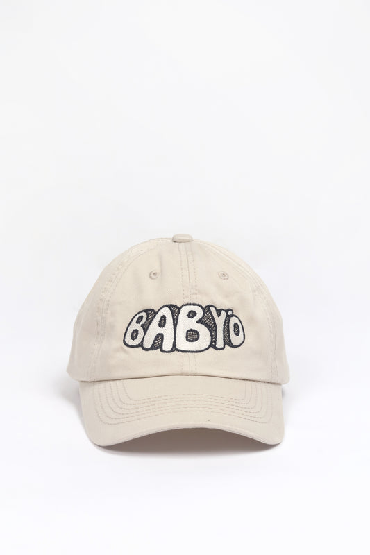 Beige Vintage Baseball Cap