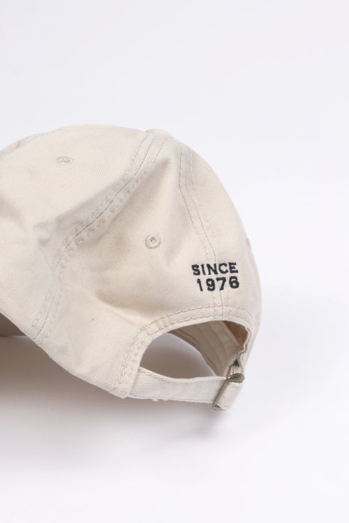 Beige Vintage Baseball Cap