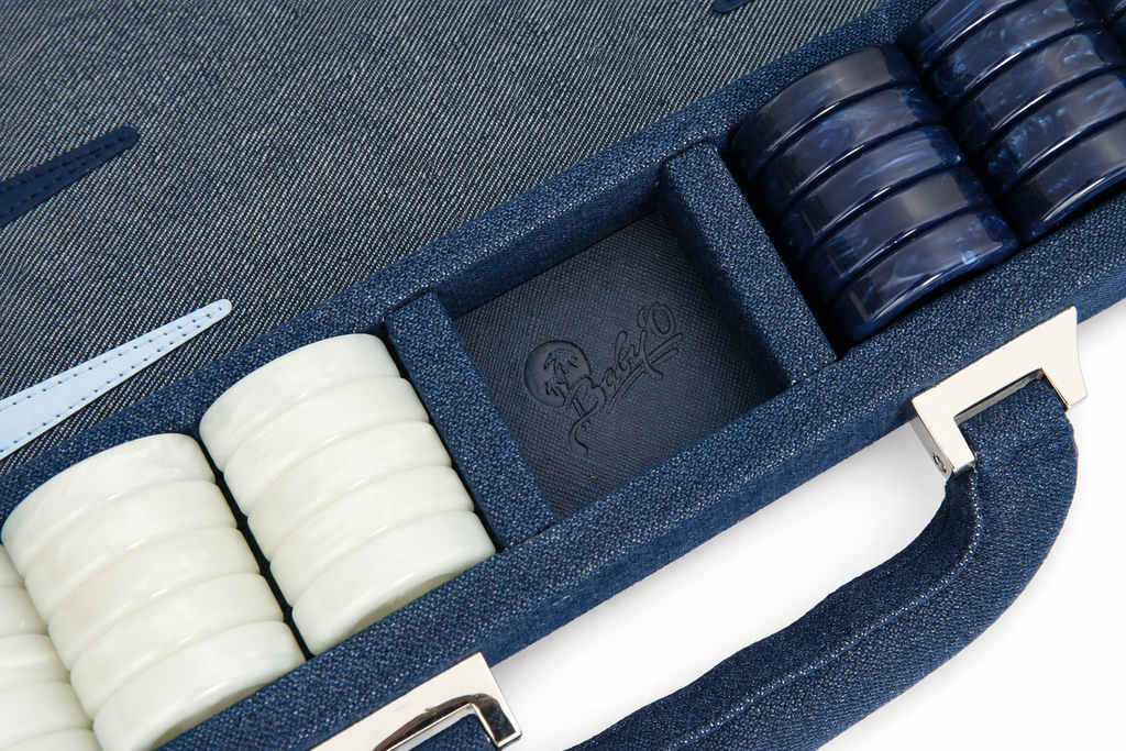 Backgammon Pro - Mezclilla Oscura