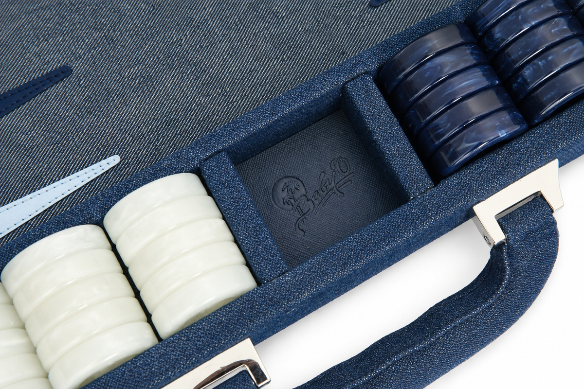 Backgammon Pro - Mezclilla Oscura