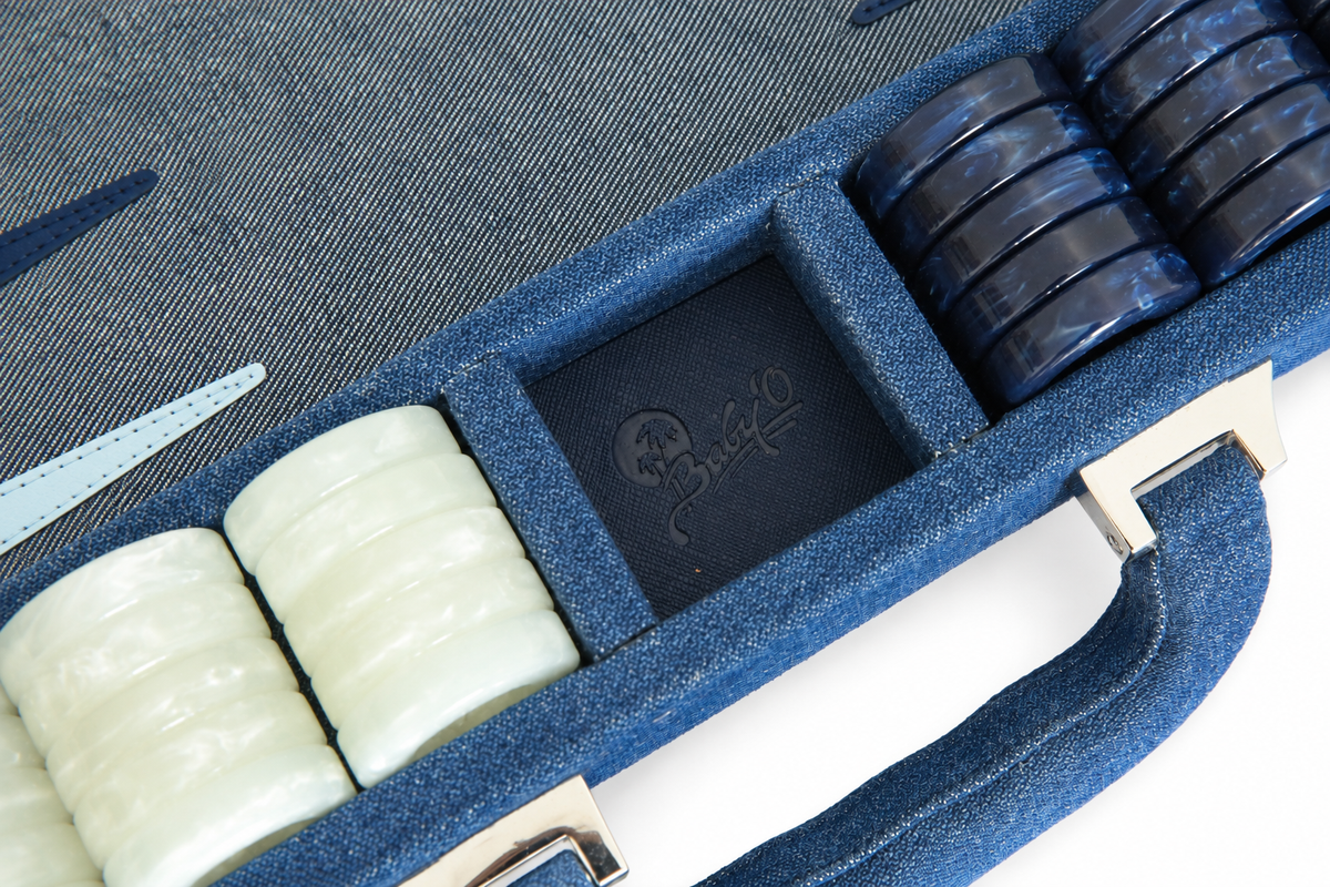Backgammon Pro - Mezclilla Natural