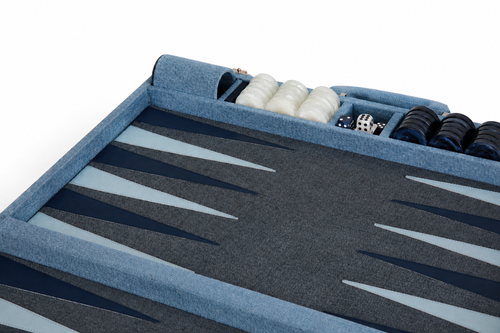 Backgammon Pro - Mezclilla Natural