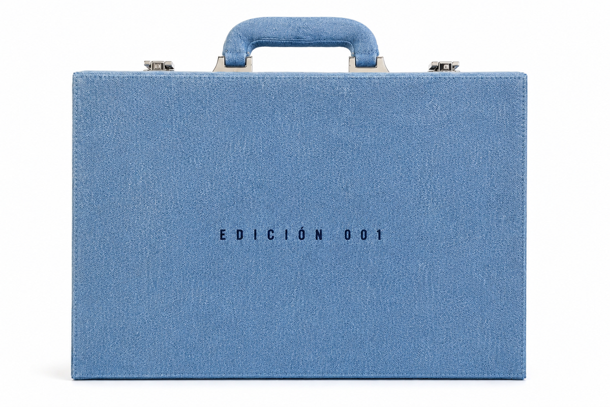 Backgammon Travel Size - Mezclilla Clara